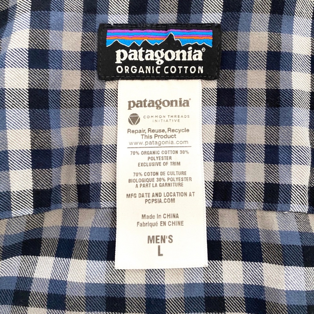 Patagonia Plaid Button Down Shirt